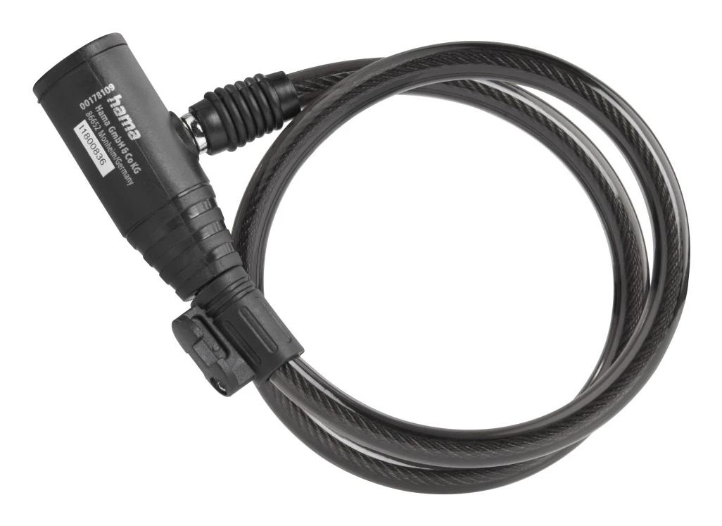 Hama 00178137 antifurto per bicicletta Nero 650 mm