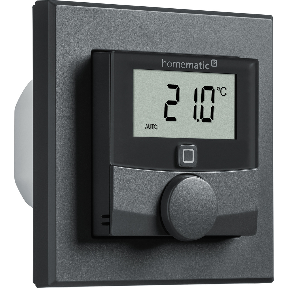 Termostato da parete con uscita di commutazione HmIP-BWTH-A antracite per interruttore di marca 230V