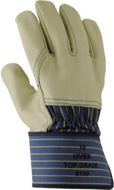 Guanti da lavoro uvex beige blu Top Grade 8000