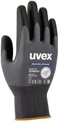 Guanti da lavoro uvex grigi neri phynomic allround