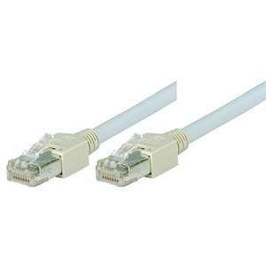 Cavo di patch F/UTP, Cat 5E, Grey, 5,0 M senza alogeno, con cavo Draka e Hirosesteckern TM11 (nome precedente FTP) (72705)