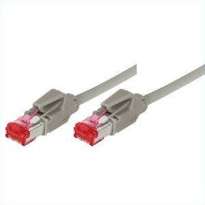 Patch Cable S/FTP, PIMF, Cat 6, Grey, 3,0 M senza alogeno, con cavo Draka e Hirosesteckern TM21 (nome precedente S/STP) (71803)