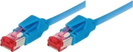 Patch Cable S/FTP, PIMF, Cat 6, Blue, 10,0 M senza alogeno, con cavo Draka e Hirosesteckern TM21 (nome precedente S/STP) (71810