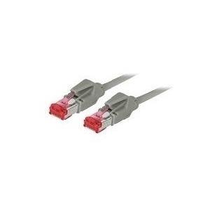 Patch Cable S/FTP, PIMF, Cat 6, Grey, 25,0 m senza alogeno, con cavo Draka e Hirosesteckern TM21 (nome precedente S/STP) (71825)
