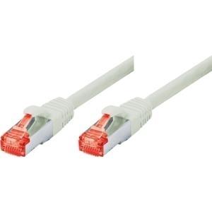 Cavo di patch S-S-S-S-S-S-STP (PIMF), Cat 6, Grey, 2,0 M Cavo patch con protezione da piegatura particolarmente stretta (71502)