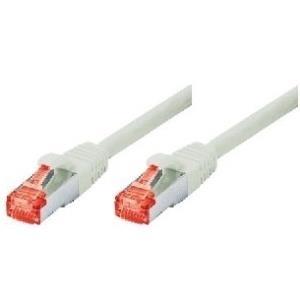 Cavo patch S-S-S-S-S-S-STP (PIMF), Cat 6, Grey, cavo patch da 5,0 m con protezione da nodo particolarmente stretta (71505)