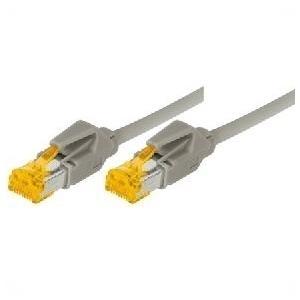 Cavo patch S/FTP PiMF Cat 6a grigio 200 m per 10 Gigabit/s senza alogeni con cavo Draka e connettori Hirose TM31 (precedentemen