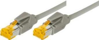 Cavo patch S/FTP PiMF Cat 6a grigio 350 m per 10 Gigabit/s senza alogeni con cavo Draka e connettori Hirose TM31 (precedentemen