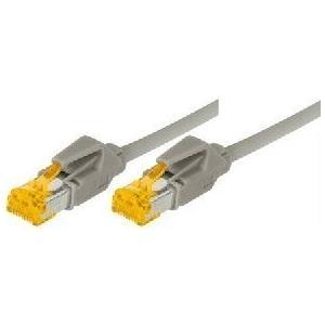 Cavo patch S/FTP PiMF Cat 6a grigio 500 m per 10 Gigabit/s senza alogeni con cavo Draka e connettori Hirose TM31 (precedentemen