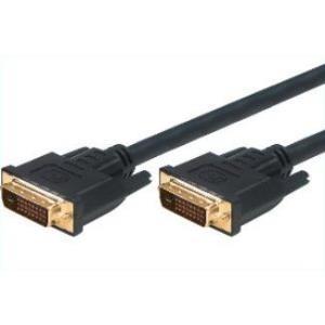 Cavo di monitoraggio DVI, duallink, placcato in oro, 24+1Pol DVI--d St./St., Cavo di connessione di alta qualità 10,0 m di mon