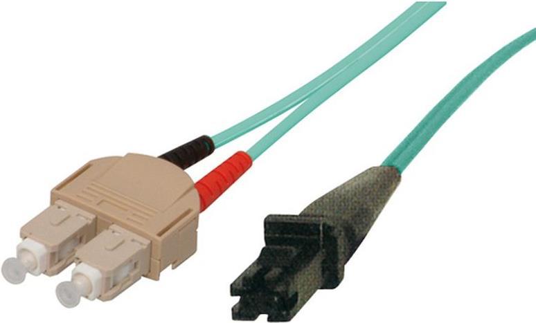 Tecline Fröhlich + Walter - Cavo patch - SC Multi -Mode (M) - Mt -rj Multimodus (M) - 2 m - Fibra - 50/125 Micrometro - OM3 -