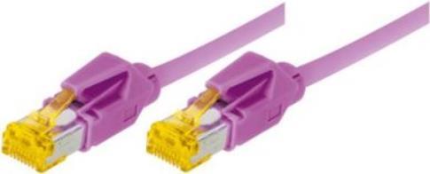 Patch Cable S/FTP, PIMF, Cat 6, ErikaViolet, 0,3 m senza alogeno, con cavo Draka e Hirosesteckern TM21 (718003M)