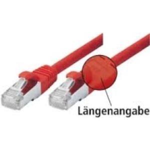 Tecline sf/utp cat5e - 0,25m - rj -45 - rj -45 - maschio/maschio - cat5e - sf/utp (s -ftp) - rosso (708003r)