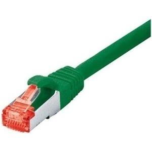 Cavo di patch S-S-S-S-S-S-STP (PIMF), Cat 6, Green, Cavo patch da 25,0 m con protezione da piegatura particolarmente stretta (7