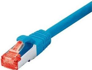 Cavo di patch S-S-S-S-S-S-STP (PIMF), Cat 6, Blue, 30,0 M Cavo patch con protezione da piegatura particolarmente stretta (71530