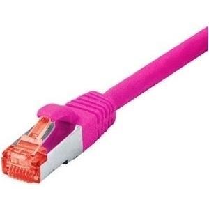 Cavo di patch S-S-S-STP (PIMF), Cat 6, Pink, 20,0 M Cavo patch con protezione da nodo particolarmente stretta (71520p)