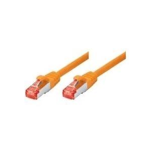 Tecline s/ftp cat6 - 2m - rj -45 - rj -45 - maschio/maschio - cat6 - s/ftp (s -stp) - arancione (71502a)