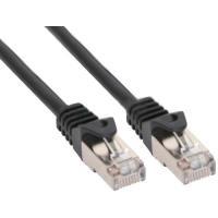 Cavo di patch S-S-S-S-S-STP (PIMF), Cat 6, Black, 20,0 M Cavo patch con protezione da piede particolarmente stretta (71520)