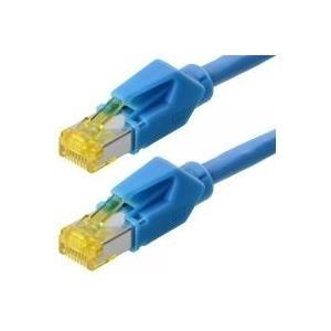 Tecline S/FTP Cat6A - 0.5m - RJ-45 - RJ-45 - Maschio/Maschio - Cat6a - S/FTP (S-STP) - Blu (78000B)