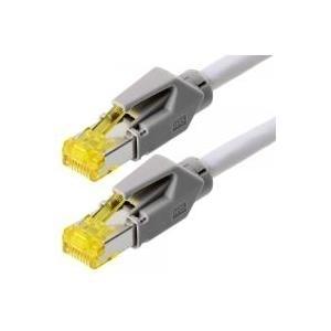 Tecline S/FTP Cat6A - 1m - RJ-45 - RJ-45 - Maschio/Maschio - Cat6a - S/FTP (S-STP) - Grigio (78001)
