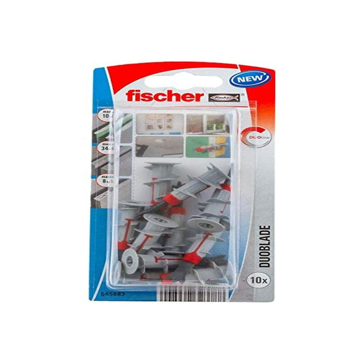 Fischer 545683 Blister 10 Uni DUOBLADE K 545683, Nylon, 0