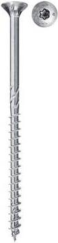 Fischer Power-Fast II 670272 Viti di chipboard da 4,5 mm 50 mm in acciaio galvanizzato galvanizzato 200 ore (670272)