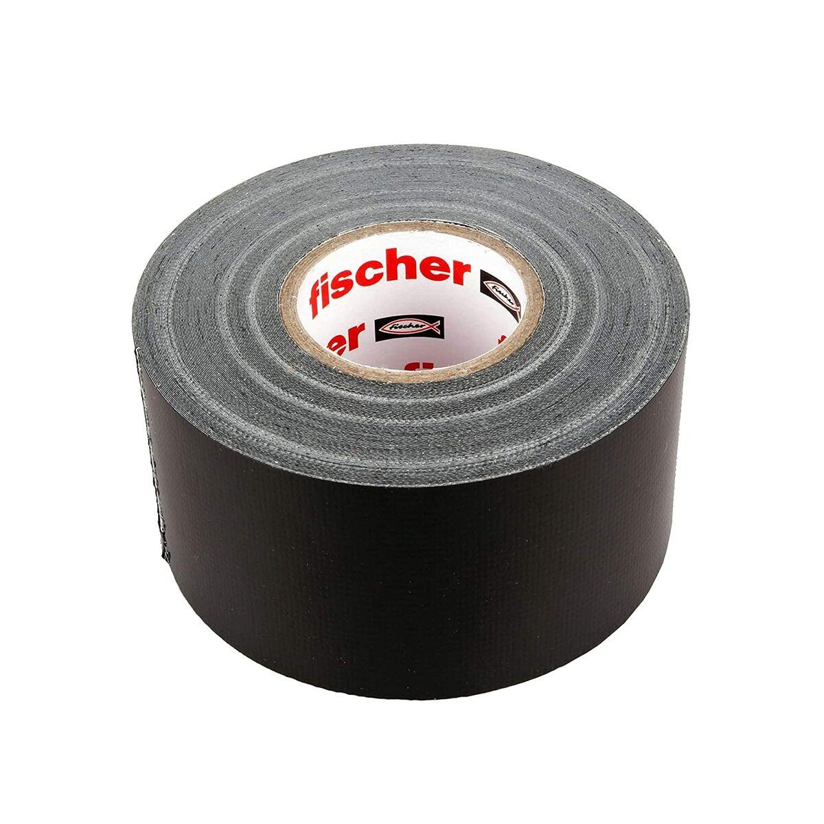 Fischer 560903 Nastro universale Nastro in tessuto resistente, 25 m x 48 mm,