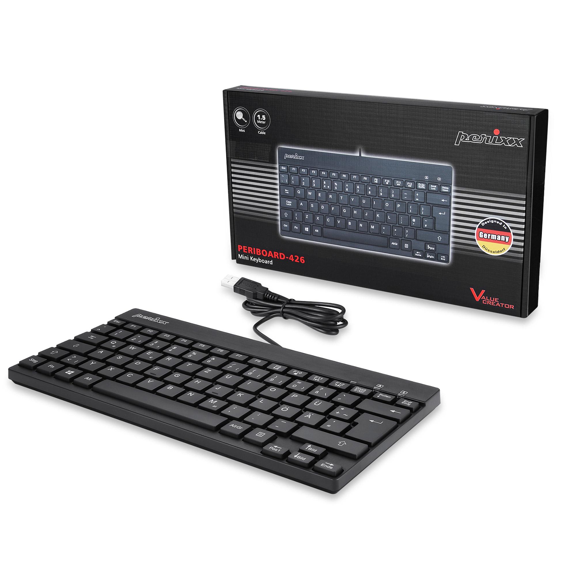 Perixx PERIBOARD-426 - Tastiera - USB - Nera (PERIBOARD-426)