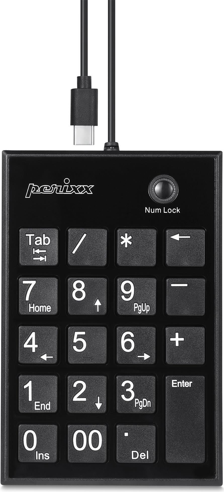 Peripad-202c Number Block Wires USB-C con 2x tasti USB 2.0 USB-A-Touchpen-19 (PERIPAD-202C)