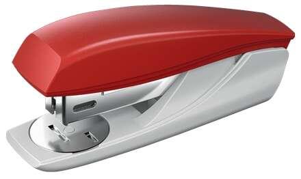 Petrus 210 Stapler - Fino a 25 foglie - Estrai graffe integrate - aperto chiuso e bloccato - colore rosso