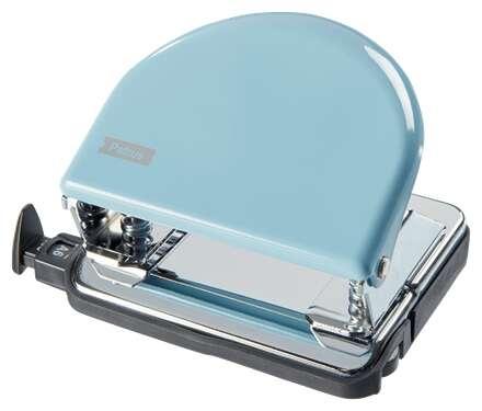 Petrus 52 Perforatrice in metallo retr - Fino a 20 fogli - Segni di formato - Svuotamento facile - Perforatori da 55 mm - Color