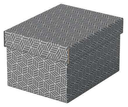 Esselte Confezione da 3 Scatole Portaoggetti Piccole con Coperchio 200x150x255mm - Cartone Riciclato e Riciclabile al 100% - De