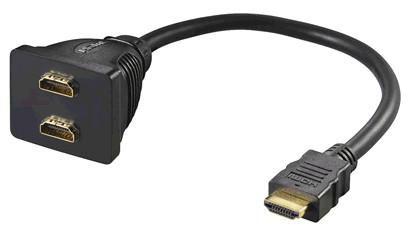 HDMI 19M - 2X HDMI 19F