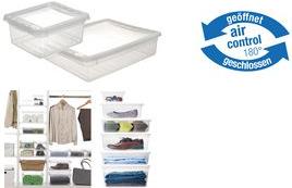 keeper 1058000100000 scatola portaoggetti rettangolare in polipropilene (PP) trasparente (1058000100000)