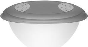 Keeeeper salatze "sandra", con coperchio, 6,0 litri, colore grigio: trasparente grigio cristallino, materiale: pp, -1 pezzo (10