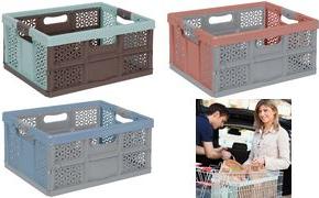 Keeeper profi-klappbox "lea", 32 litri, capacità di carico blu nordico: 30 kg, manici morbidi, materiale: pp/tpe, -1 pezzo (10