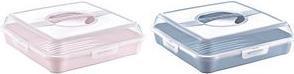 Keeeper Cake Capestro/Butler "Enrico", piatto di torta rimovibile Nordic -Blue, manico ergonomico, - 1 pezzo (1066468000000)