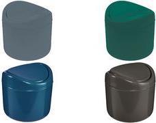 Cestino per rifiuti da cucina biologico keeeper "svenja eco" eco-blu 13 litri materiale PP rigranulato cestino per rifiuti da t
