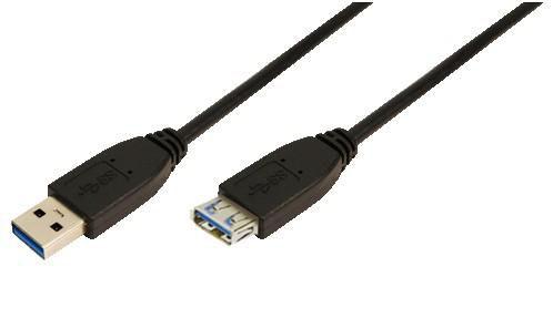 Verl USB 3.0 A Ablack 1m
