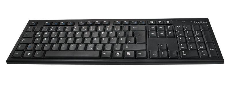 Keyboard Wireless 2,4GHz Black
