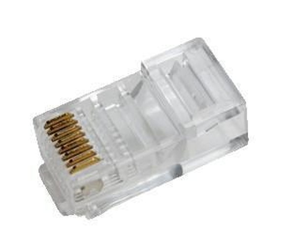 Modular Plug f flat cab 100pcs