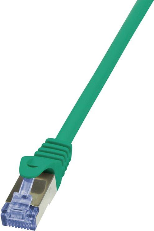 LogiLink Primeline - Cavo patch - RJ -45 (M) a RJ -45 (M) - 1,5 m - SFTP, PIMF - Cat 6A - alogeno -pree - verde