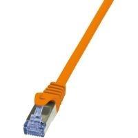 LogiLink Primeline - Cavo patch - RJ -45 (M) - RJ -45 (M) - 5 M - SFTP, PIMF - Cat 6A - Halogen -free - Orange (CQ3078S)