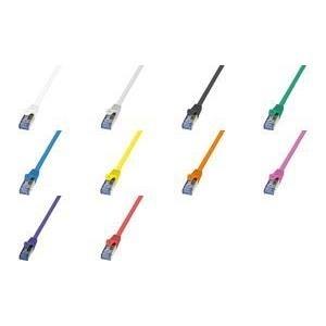 LogiLink Primeline - Cavo patch - RJ -45 (M) a RJ -45 (M) - 3 m - SFTP, PIMF - Cat 6A - Halogen -Grefy, Stuited, senza gancio -
