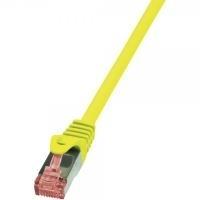 LogiLink RJ45 CAVO DI CONNETTIVO DI RETUNE CAT 6 S/FTP [1x RJ45 Plug-1x RJ45 Plug] 0,25 M giallo fiammato (CQ2017S)