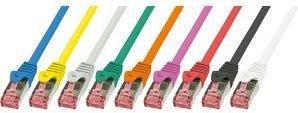 Cavo patch CAT6 7,5 m rosa S/FTP 2xRJ45, LSZH, CU LogiLink