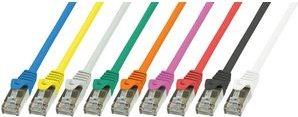 LogiLink Econline - Cavo patch - RJ -45 (M) a RJ -45 (M) - 15 m - Coppia attorcigliata non scherzata (f/UTP) - a forma di gatto