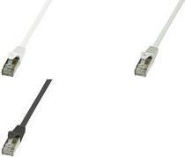 LogiLink Econline - Cavo patch - RJ -45 (M) a RJ -45 (M) - 10 m - Coppia attorcigliata non schermata (F/UTP) - Cat 6 - Black