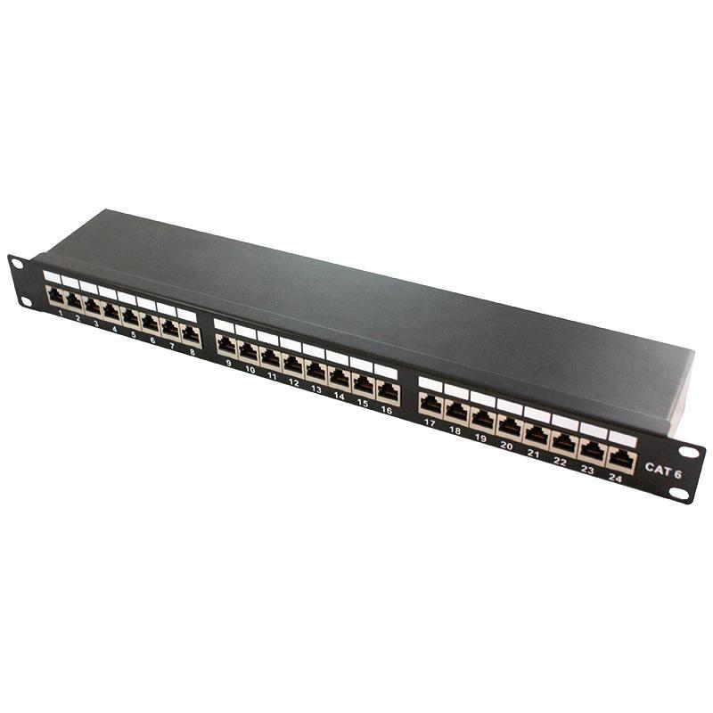 Patchpanel 19" 24P CAT6A b
