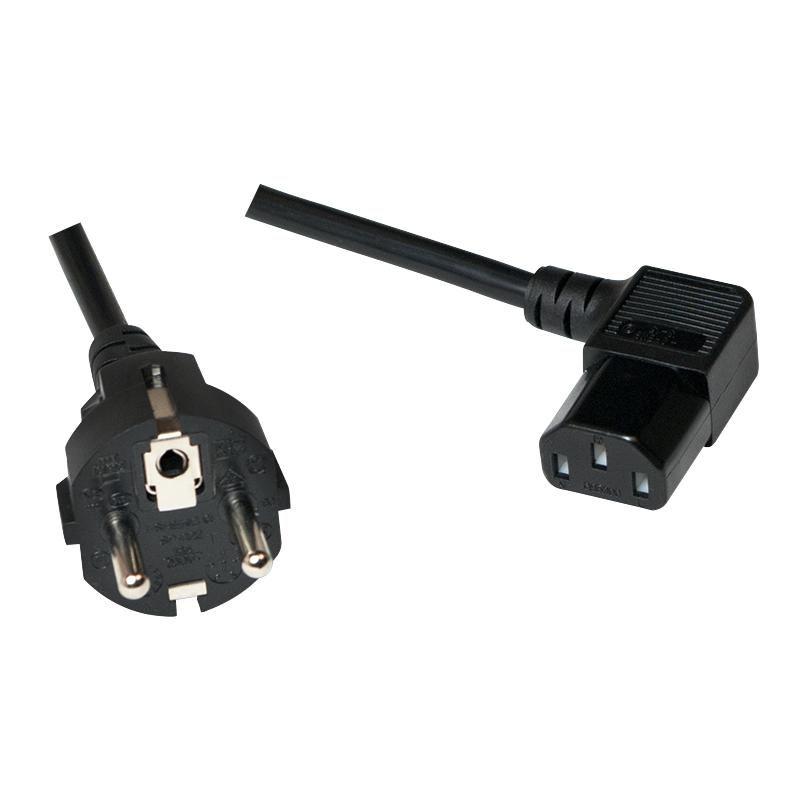Netzkabel CEE7/7 Stecker auf